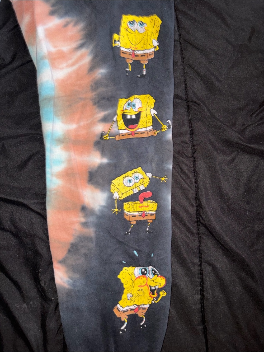 Nickelodeon SpongeBob  Bottoms with Teal Accent